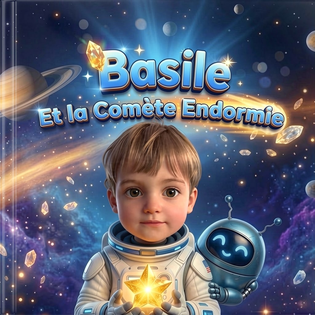 La Comète Endormie — Couverture du livre personnalisé