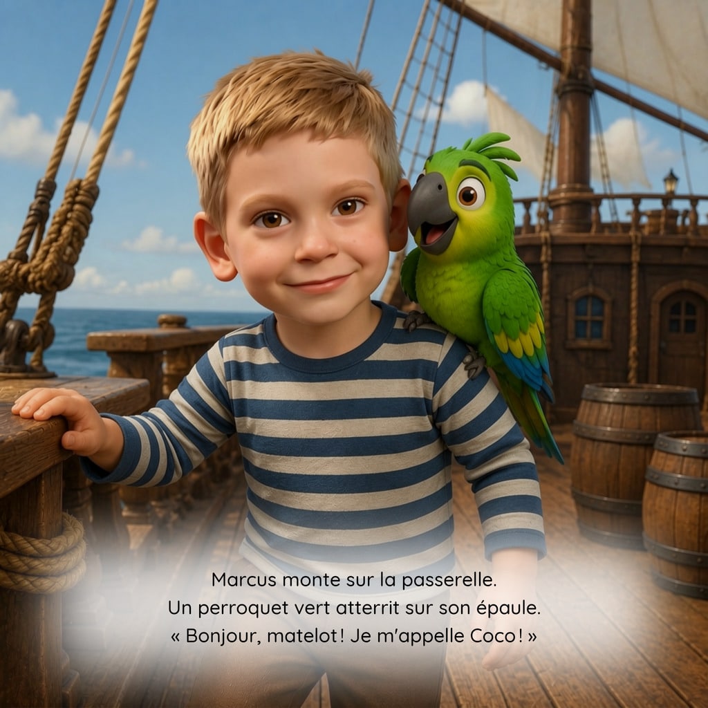 Aperçu du livre personnalisé · page 4
