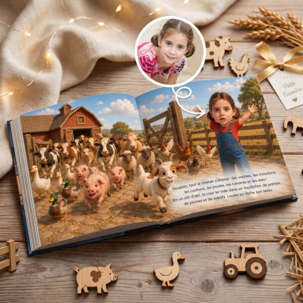 Sauve la ferme ! — Pages du livre personnalisé