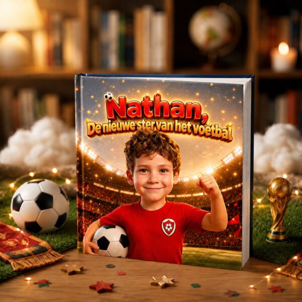 De rijzende voetbalster