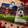 Der aufstrebende Fußballstar